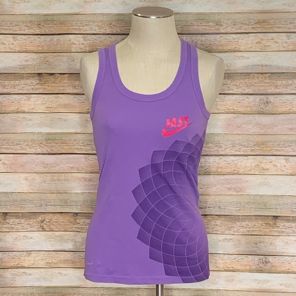 nike purple tank